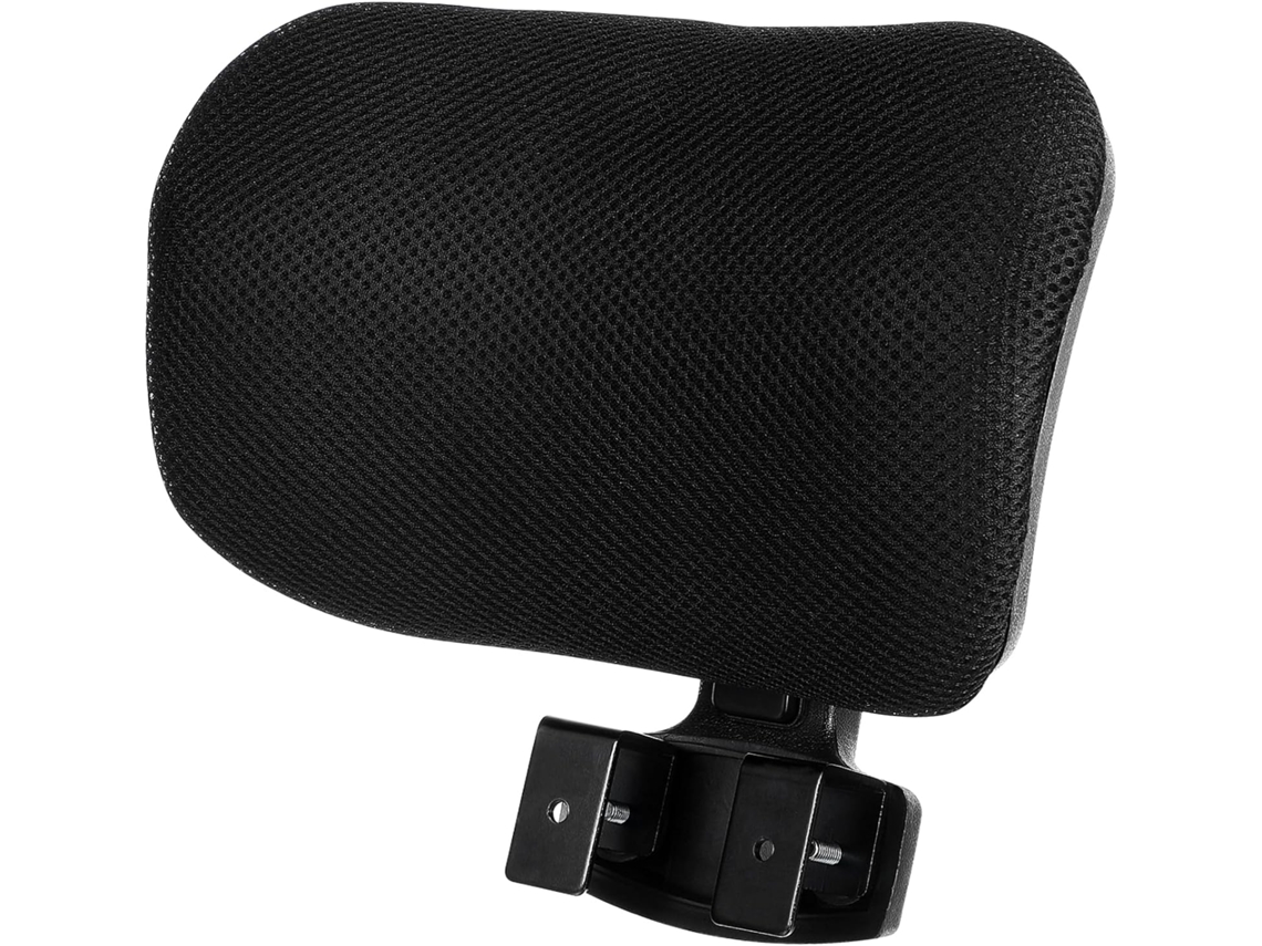 Reposacabezas De Plástico Negro Y Tela Para Silla De Oficina, Ajustable, Cojín Cómodo Para La Cabeza.
