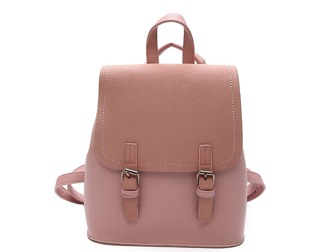 Mochilas Escolares Mochilas De Cuero Para Mujer, Lisas, Grises