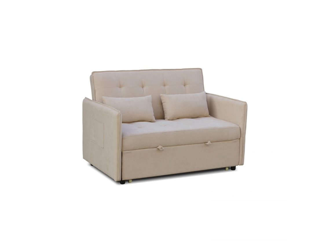 Sofá cama Nasya Beige 183 x 96 x 119 cm