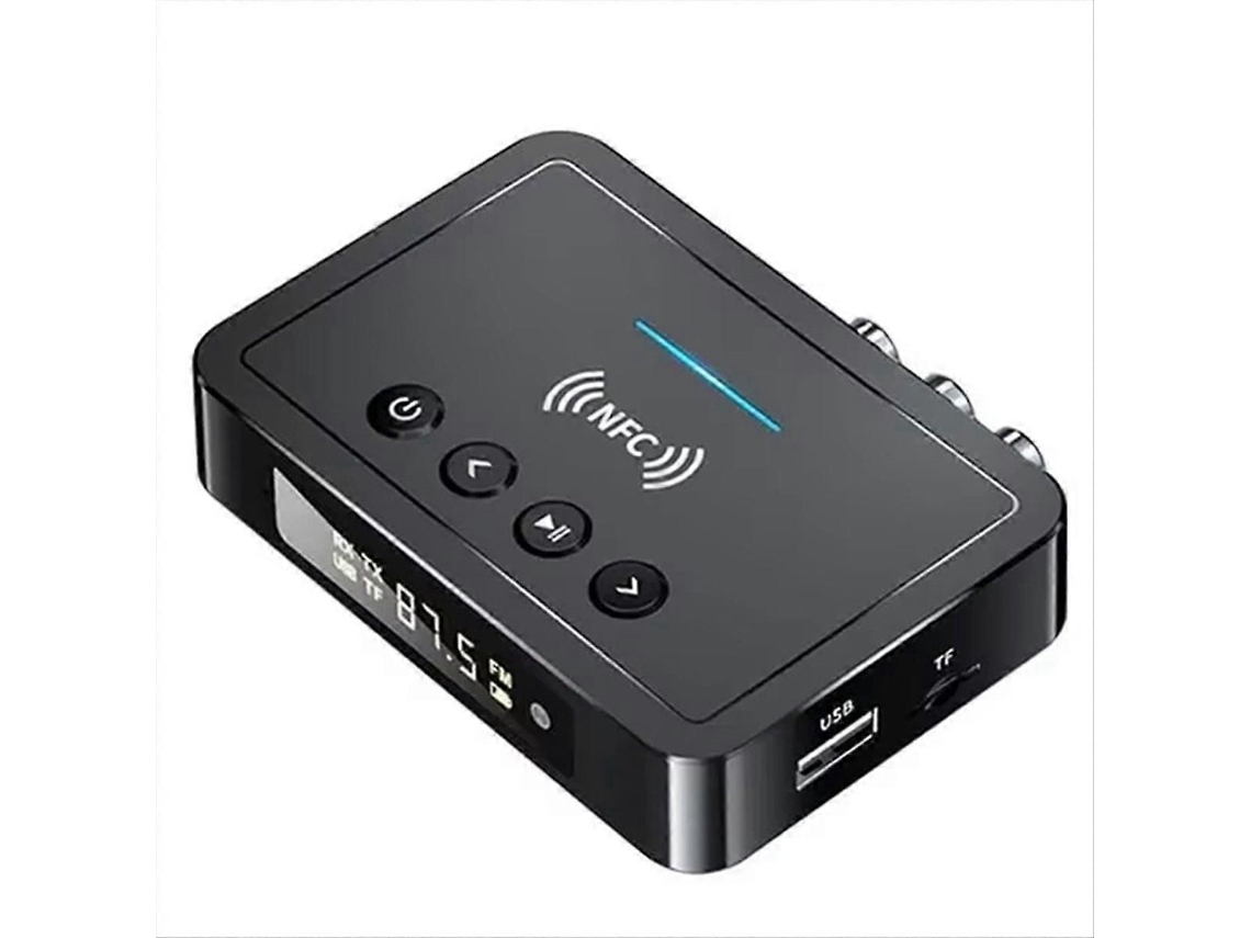 Receptor Bluetooth 5.0 universal tres en uno GOKOCO, transmisor FM Bluetooth, adaptador para computadora