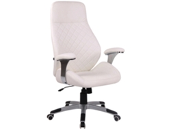 Silla de Escritorio DUDECOR (Acero - Blanco)