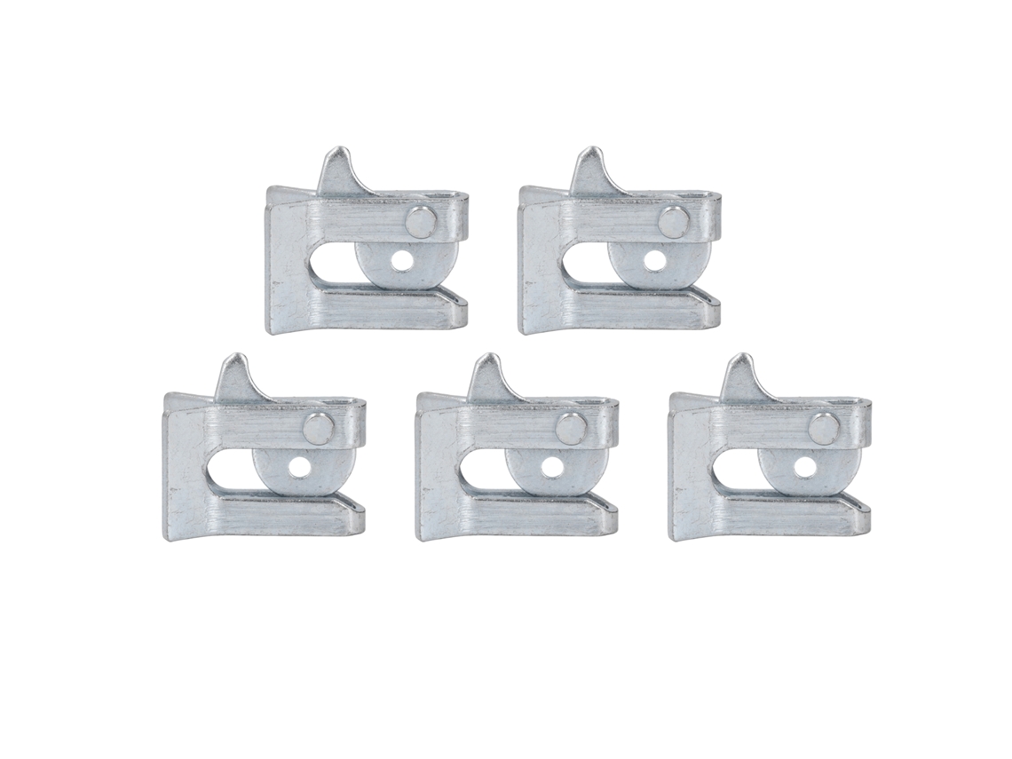 5 Juegos De Cerraduras De Acero Galvanizado Para Cercas De Cerdos, De 3,5 Mm De Espesor, Para Parideras Y Puertas De Corrales.