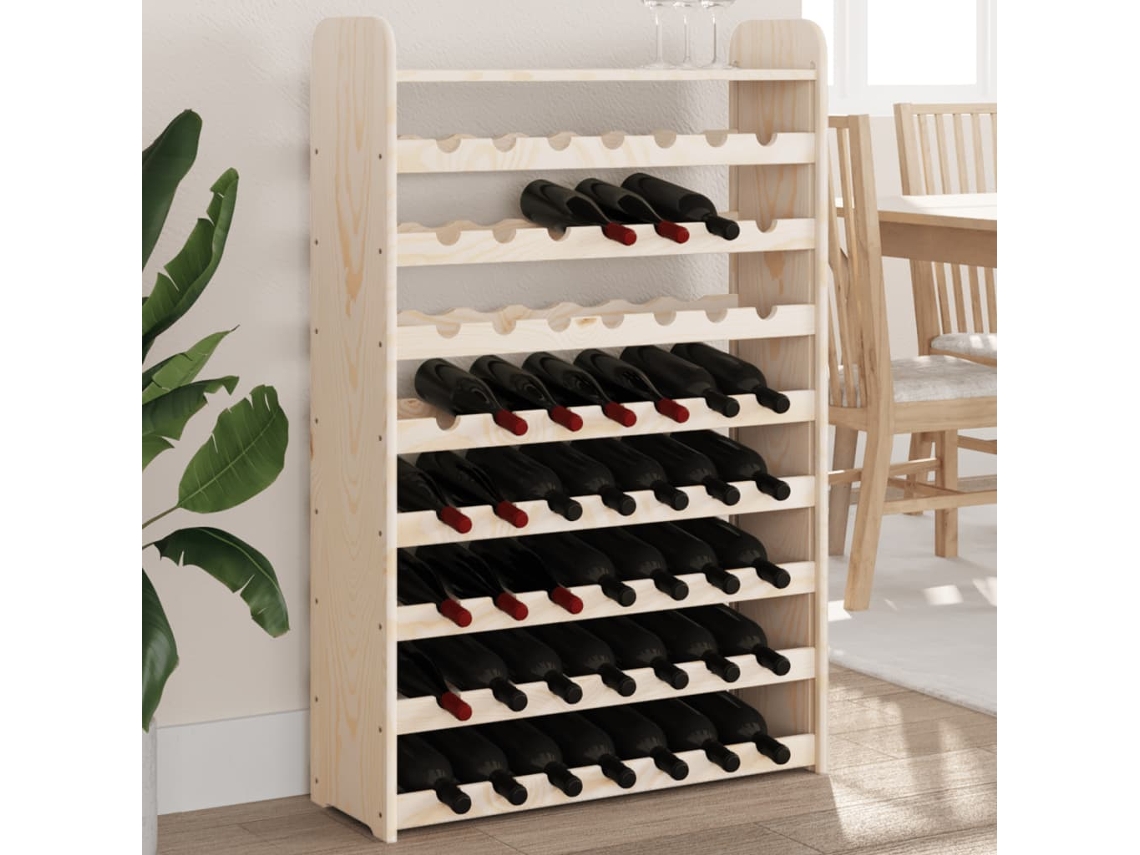Botellero con tablero superior, 72,5 x 25 x 111,5 cm, pino macizo, DKD HOME DECOR