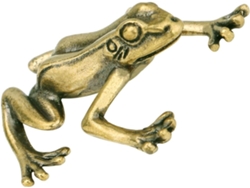 Estatua Retro Latón Decoración Hogar Oficina Figura Miniatura Única Estabilidad Diseño Original Metal Chapado