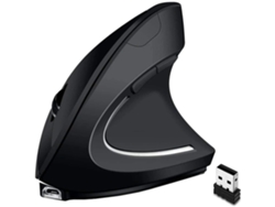 Ratón inalámbrico ergonómico recargable con diseño vertical*
