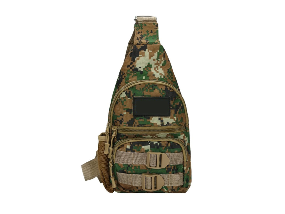 Riñonera De Camuflaje De Gran Capacidad Con Múltiples Bolsillos Para Acampada Y Senderismo Al Aire Libre.