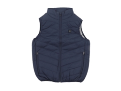 Chaleco Calentador Eléctrico Usb 9 Zonas 3 Niveles De Temperatura Deportes Ao Ar Livre Inverno Tamanho L 52.5-60kg Azul