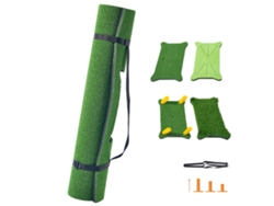 Tapete de golf de césped artificial profesional Succebuy de 1,5 x 1,2 m para práctica y entrenamiento en interiores y exteriores