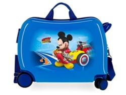 Mala de Viaje DISNEY Lets Roll Mickey (Azul - 50 x 39 x 20 cm)
