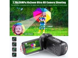 Cámara De Filmar 2.7K 36Mp Enzon