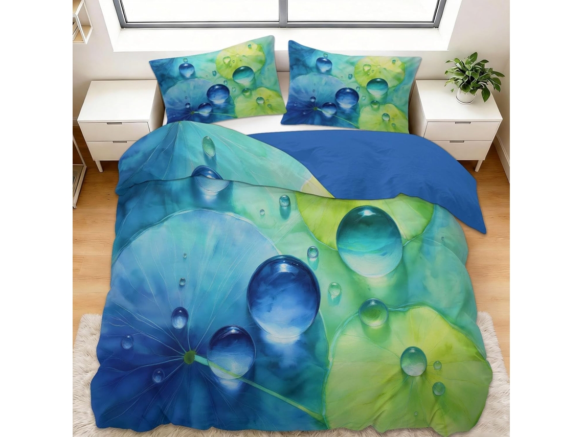 Juego Ropa Cama Adultos Funda Nórdica Estampado Color Juego Almohada Funda 240x260 Cm 240 X 260 65