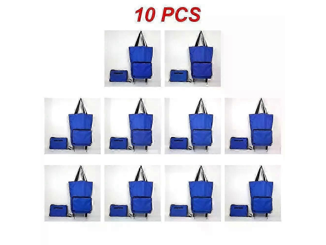 Bolsa de compras plegable, carrito con ruedas, organizador de verduras, portátil. GOKOCO