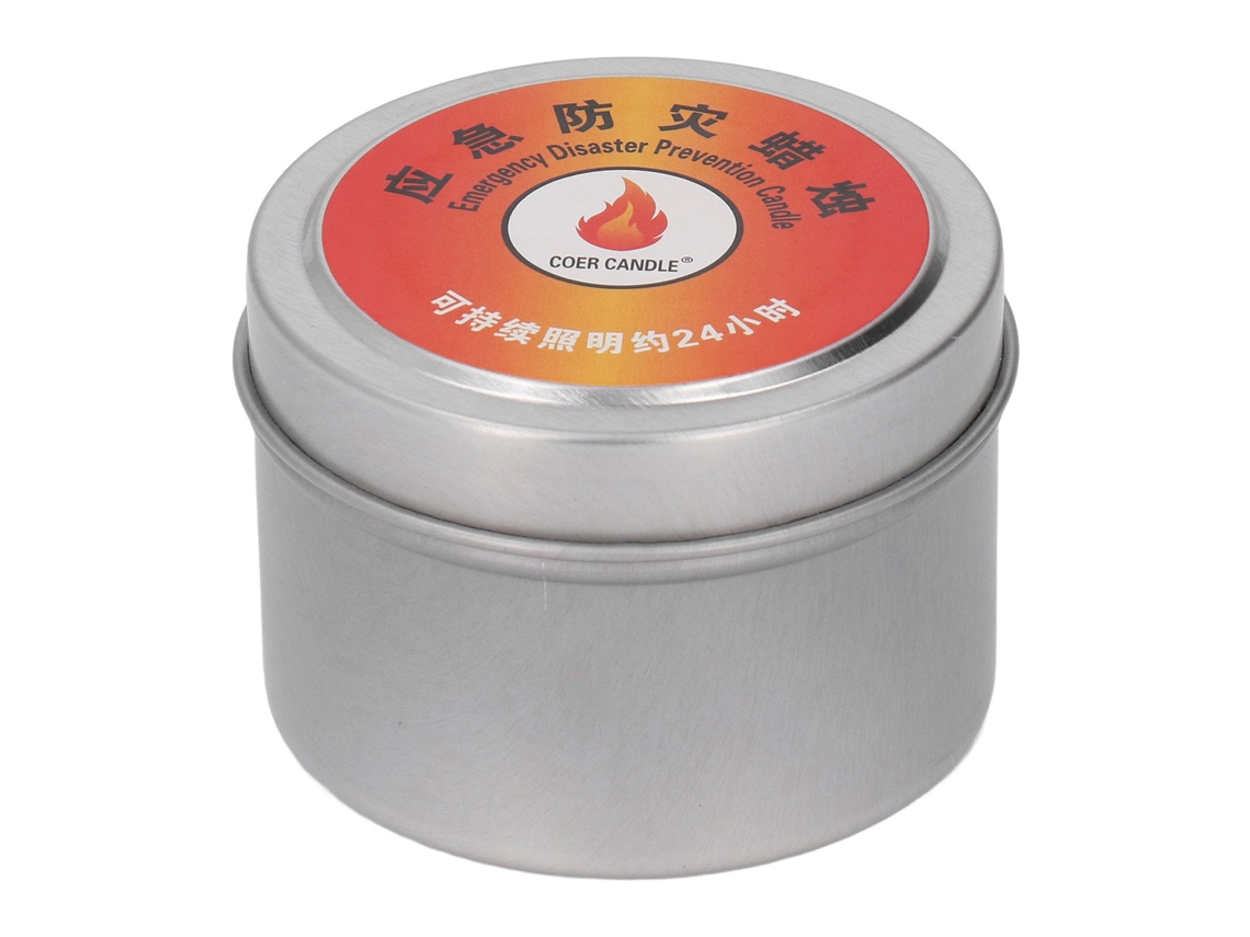 Vela De Supervivencia Para Exteriores De 24 Horas, Resistente Al Viento, Impermeable, Sin Humo, Para Acampar.