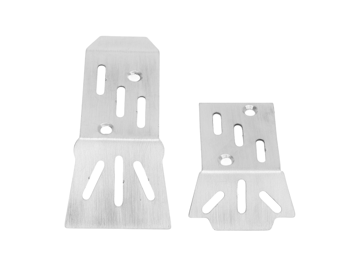Placa De Protección De Chasis De Acero Inoxidable Para La Armadura Trasera Del Granite Grom 1/18