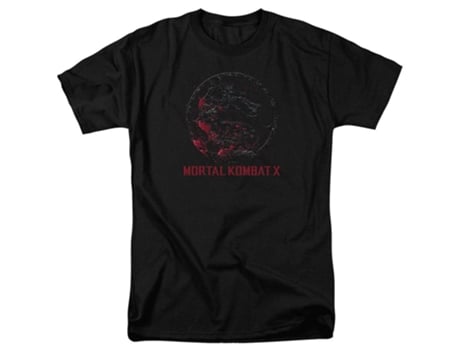 Camiseta ROCKINSTONE adulto Mortal Kombat X Bloody Seal (XXL)
