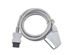 Cable De Vídeo Av Para Tv Con Scart Rgb Compatible Con Videojuegos Wii Wii-u
