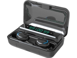 Auriculares Bluetooth True Wireless GETEK F9-5 (In Ear - Micrófono - Negro)