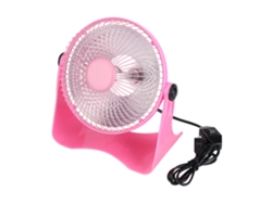 VYLARA Mini aquecedor elétrico de mesa 220 V para casa, quarto, escritório, inverno, rosa