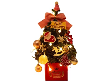 Adorno de Navidad ZMDECQNA Escritorio Árbol Mostrador