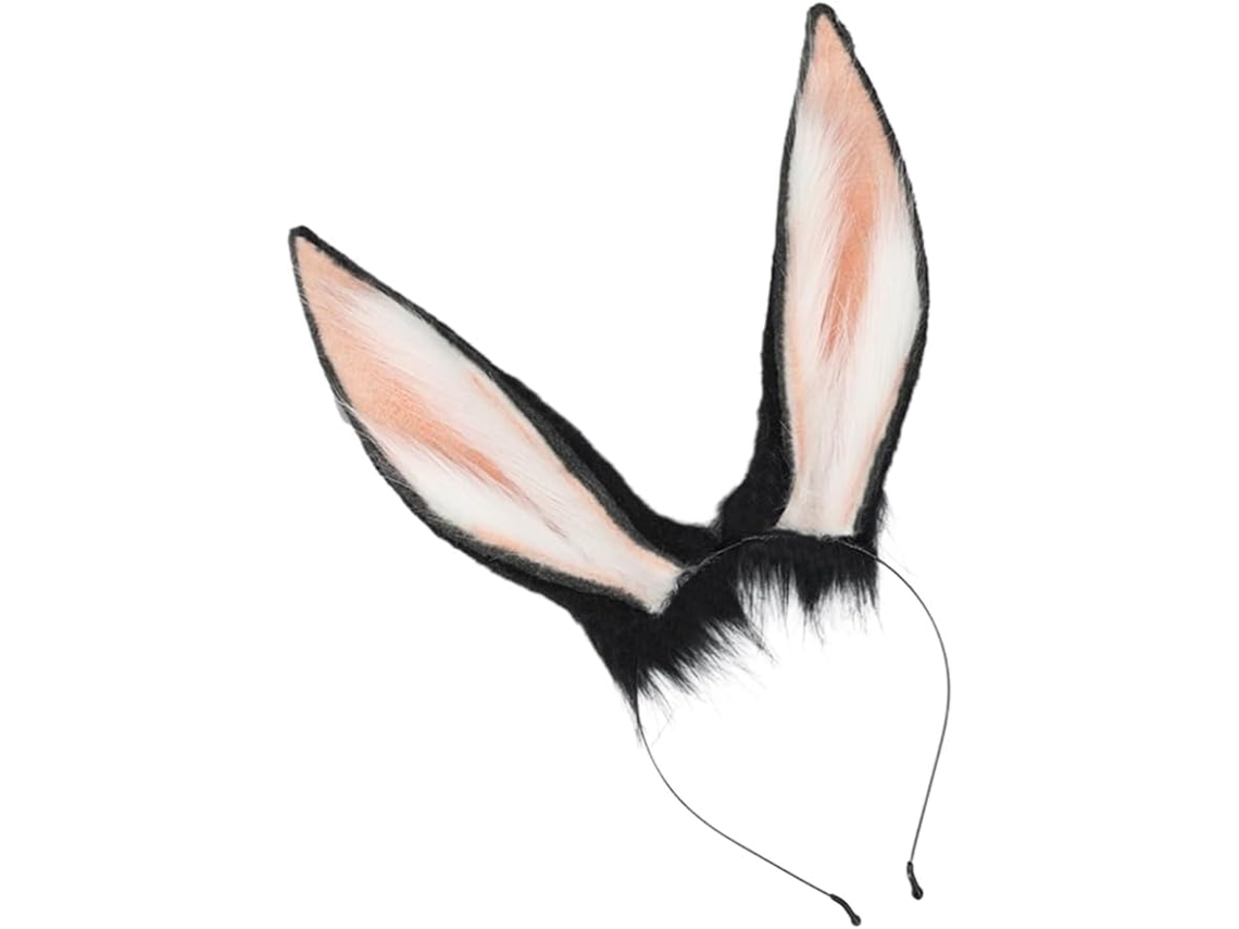 Diadema De Orejas De Conejo De Peluche Para Niñas - Para Cosplay, Fiestas De Disfraces