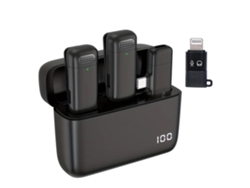 Micrófono De Solapa Inalámbrico Mini Micrófono Con Cancelación De Ruido Plug And Play Compatible Con Apple Y Android CUICH