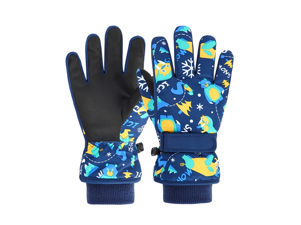 NEVEANCE Guantes de Esquí y Snowboard para Niños, Impermeables y Cálidos, con Pantalla Táctil para Uso en Frío