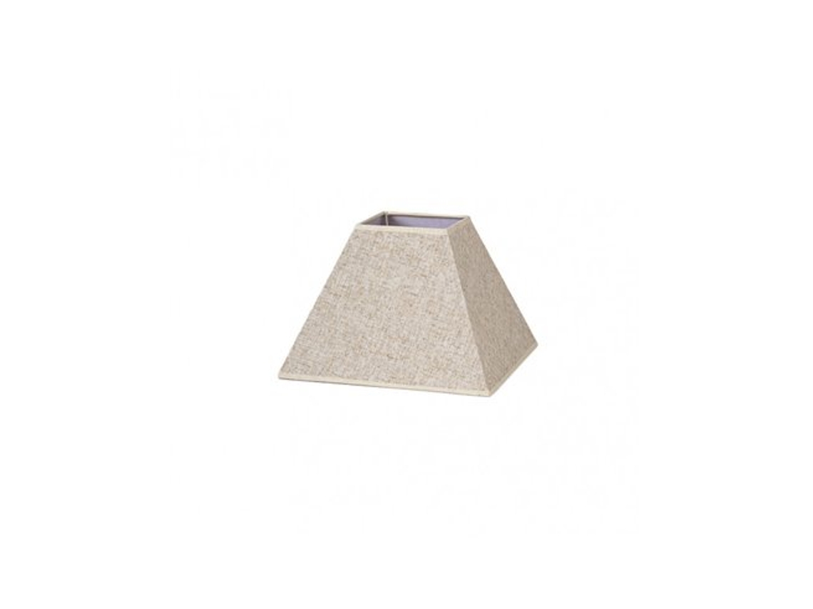 Pantalla Piramide Tenorio E27 Lino beige 30dx13dx22h