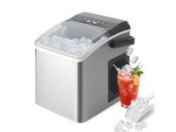 Nettlife Mini Máquina De Hielo Portátil Y Silenciosa, 9 Cubitos En 6 Minutos, 2 Tamaños De Hielo
