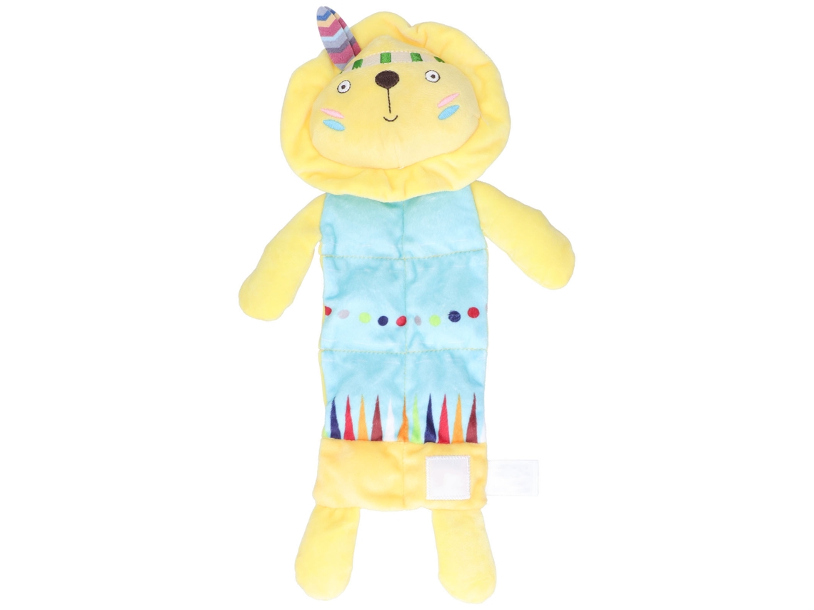 Mordedor De Peluche Relajante Con Sonajero Para Bebés De 3 Años En Adelante - Amarillo