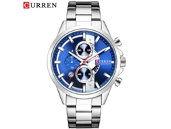 Reloj De Negocios Para Hombre (plateado) Resistente Al Agua, Esfera Con Calendario De Seis Manecillas, Reloj Sencillo Para Hombre.