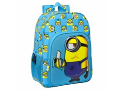 Mochila de La Escuela de Los Minions Azules 33 x 42 x 14 cm