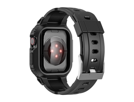 Correa Apple Watch 41mm / 40mm y 38mm Silicona con Carcasa Antigolpes Negro AVIZAR