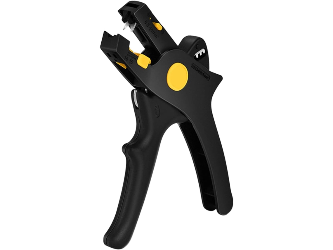Alicates pelacables automáticos ergonómicos con ajuste preciso de profundidad.