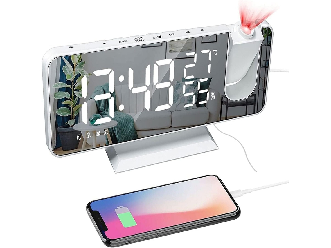 Pantalla De Espejo Led Con Luz Nocturna