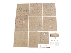 Ats-puzzle De Madera 3d De Dinosaurio Electrónico Grande Modelo Mecánico Para Montar Regalo Decoración Hogar
