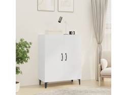 Aparador De Madera Contrachapada Blanco 70x34x90 Cm