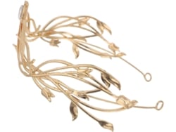 Tiara De Noiva Elegante E Brilhante Com Detalhes Em Liga Metálica, Acessório De Cabelo Leve.