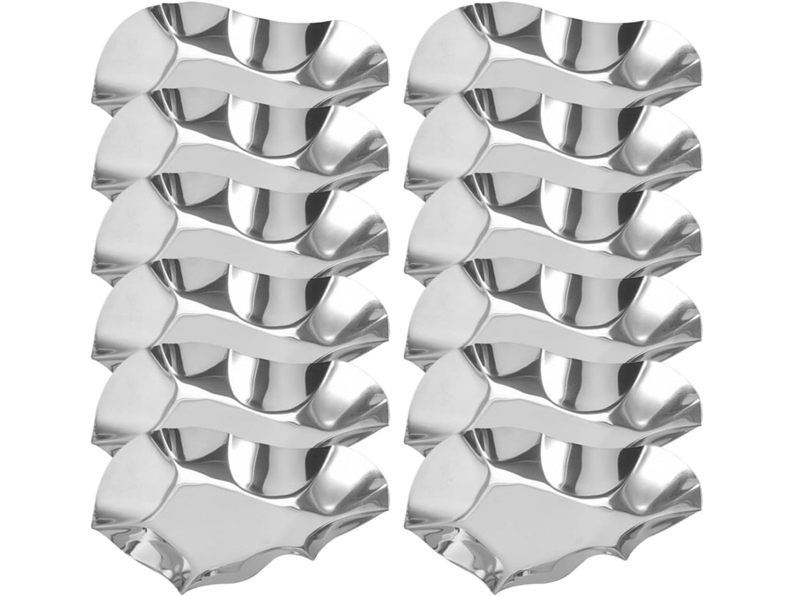 Juego de platos para servir ostras – Conchas de ostras de acero inoxidable |