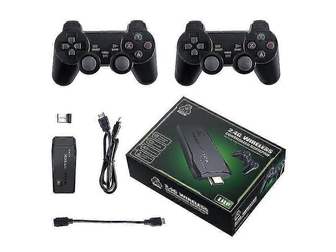 Consola De Juegos Retro Doble Controlador Inalámbrico 2.4g Consola De Videojuegos Hd 10000 Juegos Clásicos Incorporados Para Ps1 / Cps, Etc.