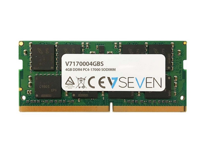 Memoria RAM DDR4 V7 V7170004GBS (1 x 4 GB - 2133 MHz - CL 15 - Verde)