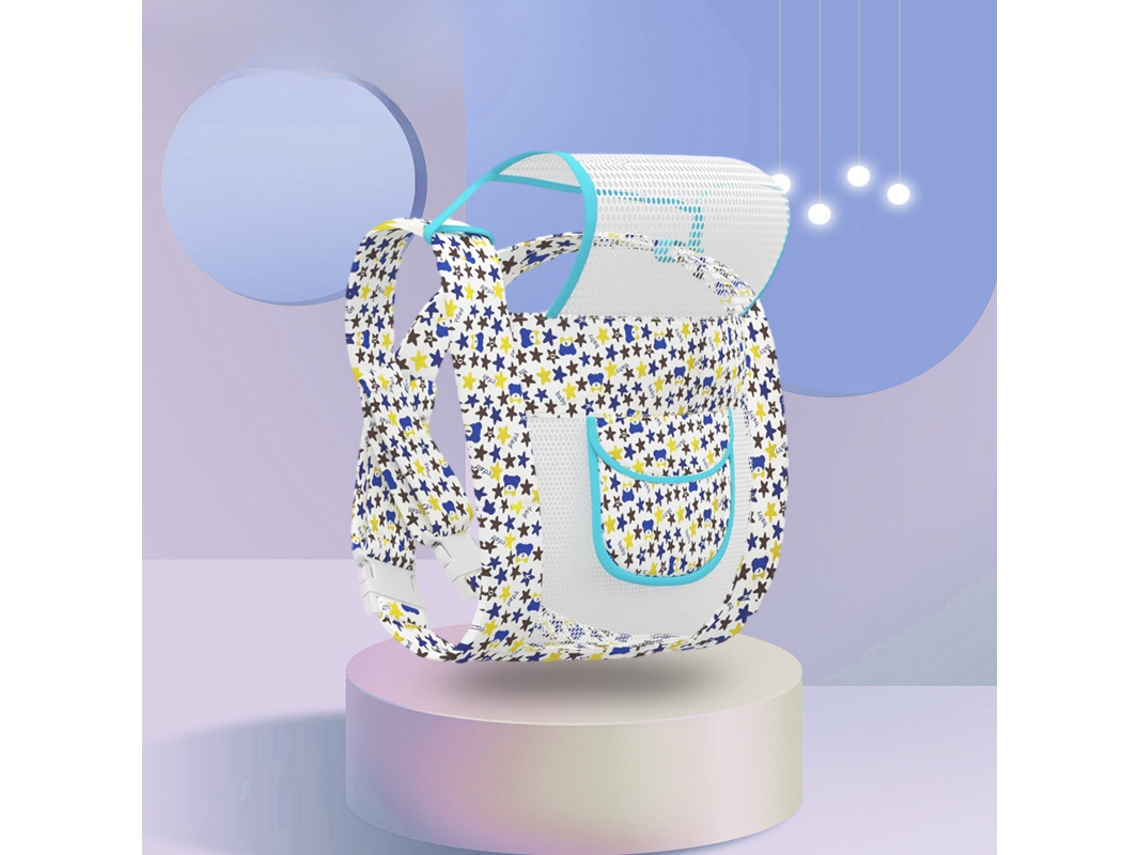 Portabebés Eifson de malla, apto para bebés de 3 a 36 meses y hasta 20 kg (Estrellas azules)