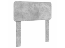 Maison Exclusive - Cabecero Con Cabecera Gris Concreto 90 Cm Madera Contrachapada