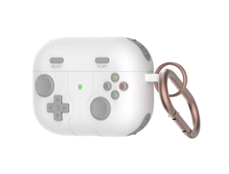 Funda protectora para auriculares, anticaída, a prueba de arañazos, portátil, de silicona suave, con Bluetooth, para Airpods 3/Pro 2, color blanco ...
