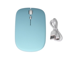 Ratón Inalámbrico Recargable De Doble Modo 2.4g Bt 5.0, Ergonómico, Silencioso Y Óptico Para Ordenador Portátil - Verde