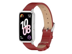 Correa de piel sintética de microfibra Mijobs para Huawei Band 10/9/8