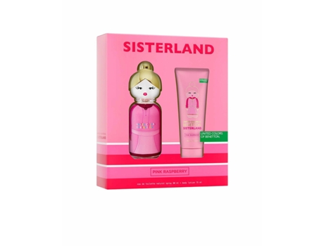 Set de Perfume Mujer BENETTON Sisterland Pink Raspberry 2 Piezas