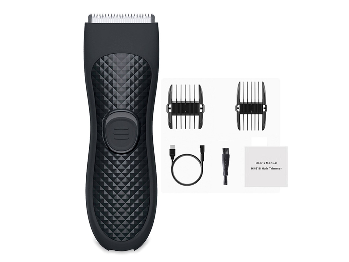 Cortapelos Eléctrico Para Inglés Y Cuerpo Impermeable Recargable Usb Groomer Adulto Negro