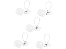 Juego De 5 Fundas De Tpu Para Auriculares, Tamaño 1/2, Ligeras Y Resistentes A Los Arañazos.