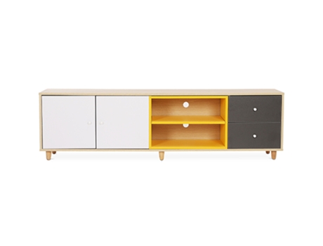 Mueble TV de madera diseño escandinavo Bena 29,8x160x45,3cm SCANDINAVIAN STYLE