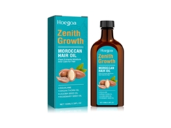 El aceite esencial para el cuidado del cabello marroquí de Hoegoa hidrata y suaviza el cabello seco y encrespado.